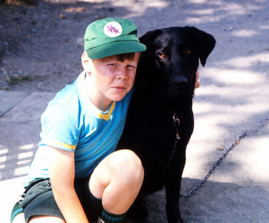 Daryl With Duke Sitting